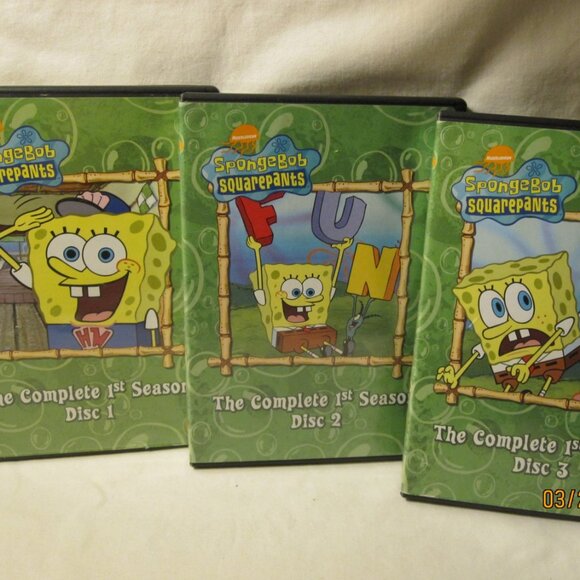 DVD Movie set: Spongebob Squarepants , Complete 1st Season - 40 episodes - Picture 1 of 7